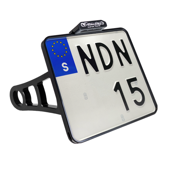 License Plate Side Mounts White, 2, nordicamoto.ro