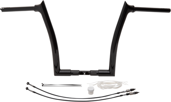 1-1/2(r) Ez Install Pointed Top Handlebar Kit Black, 1, nordicamoto.ro