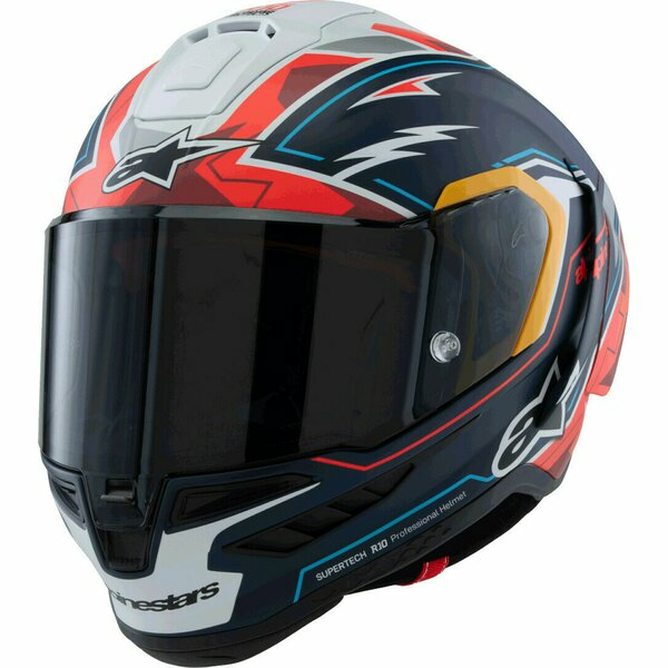 ALPINESTARS SUPERTECH R10 LE ACOSTA teljes arcú sport sisak, kék/piros/fehér, XL, 1, nordicamoto.ro