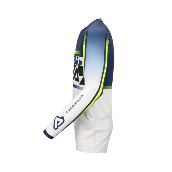 Acerbis Linear Lugo póló, kék/sárga, M, 3, nordicamoto.ro