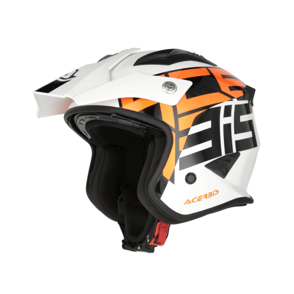 Acerbis Aria Sport Jet sisak, fehér/narancssárga, S-es méret, 1, nordicamoto.ro