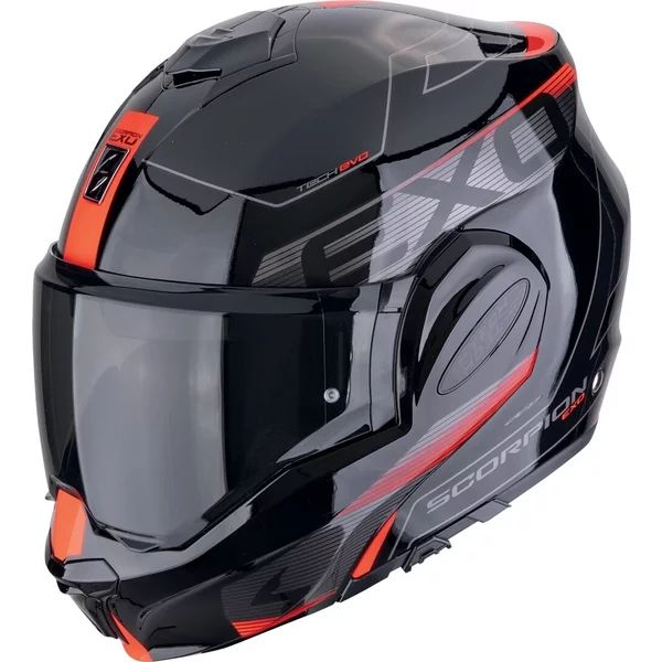 EXO-TECH EVO TRAVELLER M moduláris felhajtható sisak, fekete/bronz, 3, nordicamoto.ro