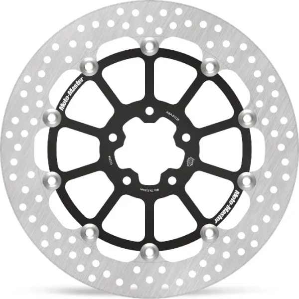 Halo sorozat – úszó rotor, fekete-rozsdamentes acél, 1, nordicamoto.ro