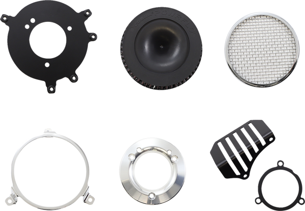 Air Cleaner Kit Silver, 4, nordicamoto.ro