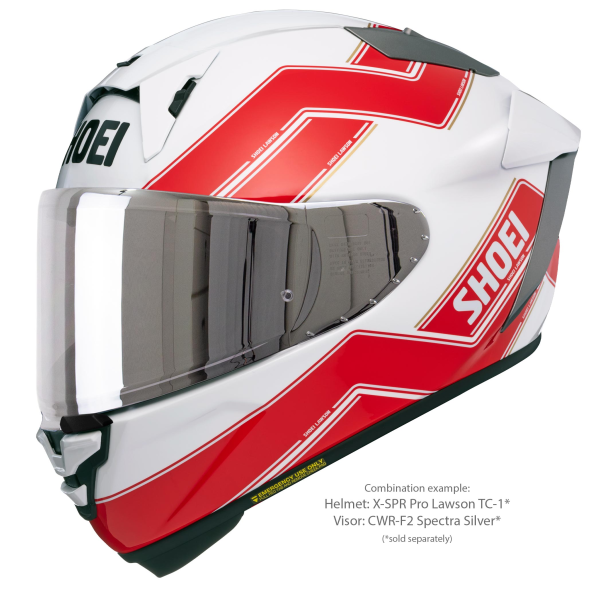 Casca Integrala SHOEI X-SPR PRO LAWSON TC-1 Rosu/Alb S, 7, nordicamoto.ro