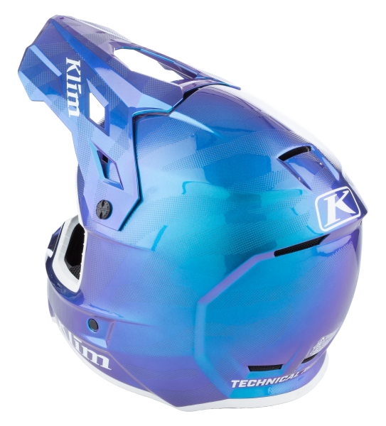 Klim F3 Carbon ECE Unruly fekete–fehér motoros sisak, 8, nordicamoto.ro