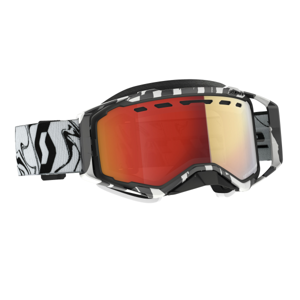 Scott Goggle Prospect Snow Cross LS marble black/white light sensitive red chrom, 1, nordicamoto.ro