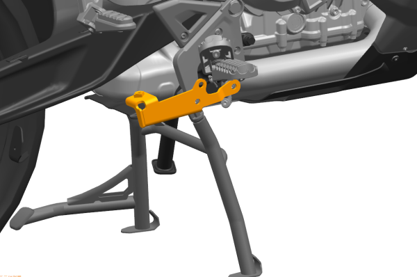 CFMOTO 800MT-X / 1000MT-X központi keréktartó – FEKETE, 6, nordicamoto.ro