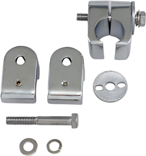 Chrome Universal Accessory Mounts Silver, 2, nordicamoto.ro