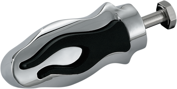 Flamin' Shift Peg Black, Chrome, 1, nordicamoto.ro