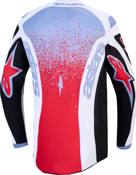 Alpinestars Fluid Drag póló, fekete/fehér/piros, S-es méret, 2, nordicamoto.ro