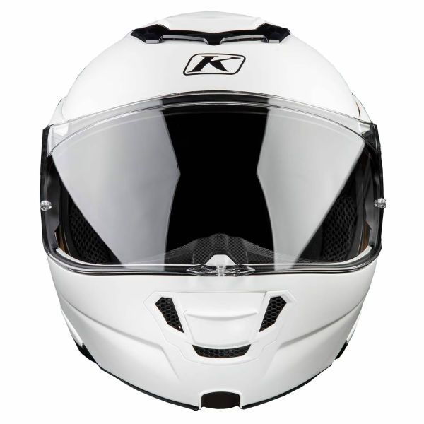 Cască Modulară Klim TK1200 Karbon ECE/DOT Gloss White, 30, nordicamoto.ro