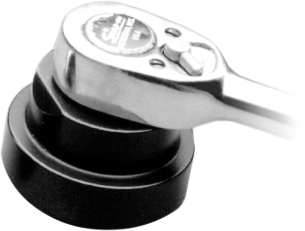 Top Nut Fork Socket Black, Silver, 1, nordicamoto.ro