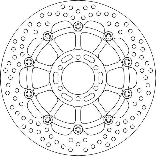 Halo sorozat – lebegő rotor, fekete, 1, nordicamoto.ro