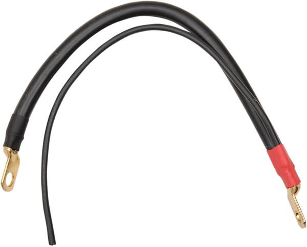 Battery Cable With Auxiliary Wire Black, 1, nordicamoto.ro