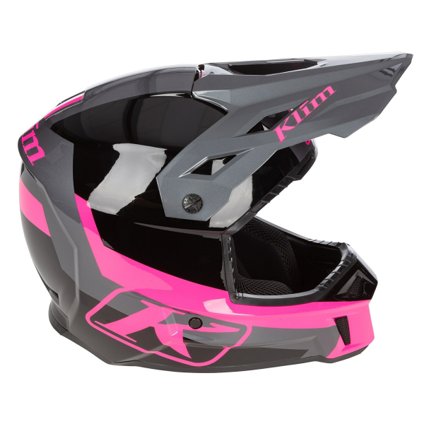 Klim F3 ECE Elevate Black motoros sisak – Knockout Pink, 37, nordicamoto.ro