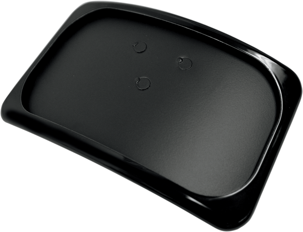 Large Radius Three-bolt Style License Plate Mount Assembly Gloss Black, 1, nordicamoto.ro