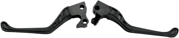 Lever Set Avenger Inlay Non-adjustable Racing Style Black, 1, nordicamoto.ro