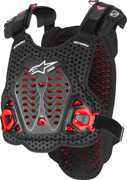 Alpinestars A-5 Plasma mellvédő, fekete/zöld/fehér, XL/2XL, 1, nordicamoto.ro