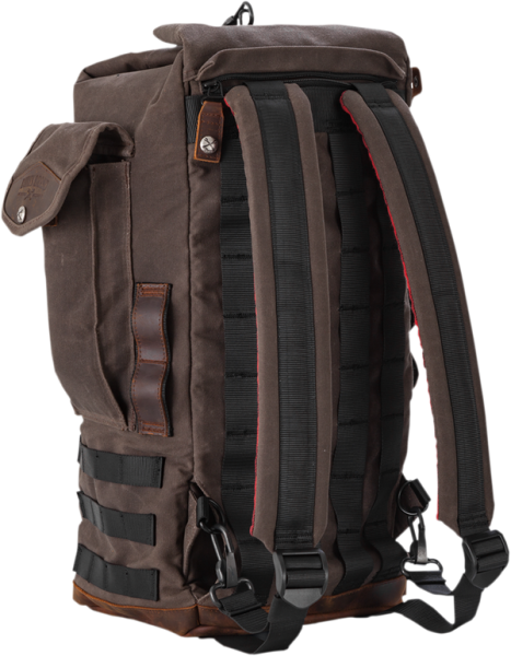 Voyager Sissy Bar Backpack Brown, 1, nordicamoto.ro