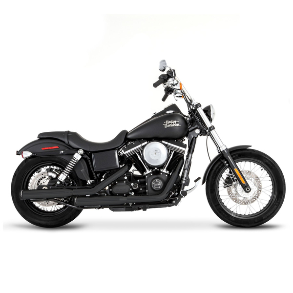 Muffler Slip-on 3(r) Duals For Softails Black, 2, nordicamoto.ro