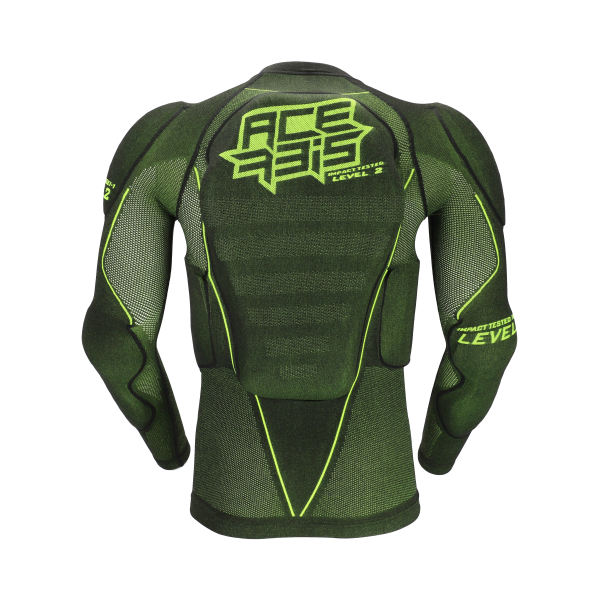 Acerbis X-Fit Future 2. szintű védőruha, fekete/sárga, L/XL, 8, nordicamoto.ro