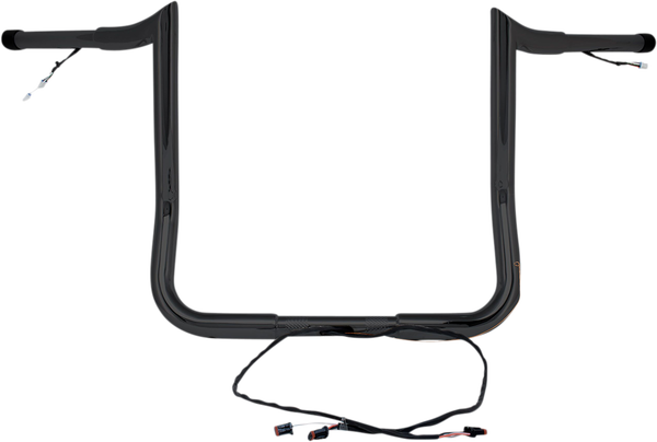 Pre-wired Monkey Bar Handlebar Black, 1, nordicamoto.ro