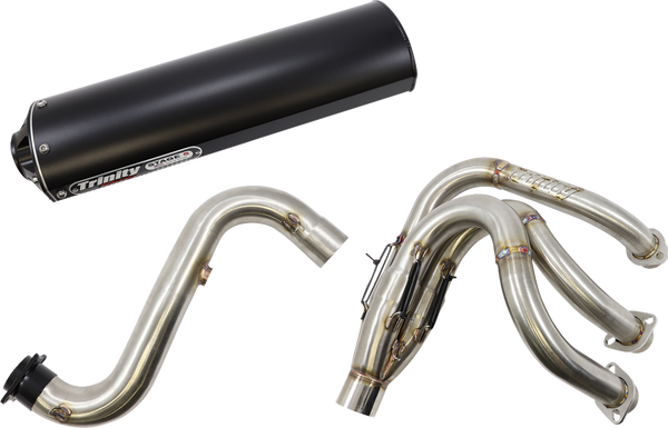 Stage 5 Dual Exhaust System Black, Brushed, Cerakote®, 3, nordicamoto.ro