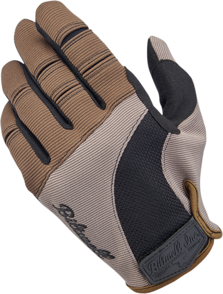 Biltwell Moto fekete/barna S-méretű kesztyű, 1, nordicamoto.ro