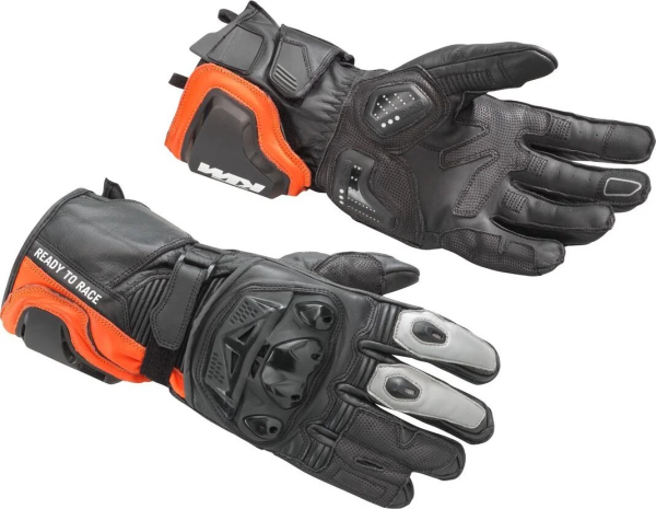 KTM RSX bőrkesztyű – narancssárga/fekete – M/9-es méret, 1, nordicamoto.ro