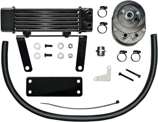 Oil Cooler Kit Black, 2, nordicamoto.ro