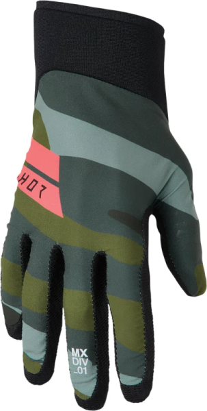 Manusi Thor Agile Status Black/Camo Green L, 1, nordicamoto.ro