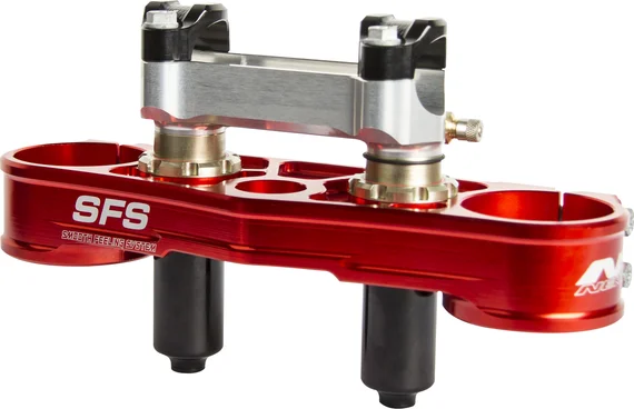 NEKEN Sfs Spring Top Clamps Red, Anodized , 1, nordicamoto.ro