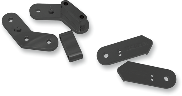 Passenger Floorboard Brackets Black, 1, nordicamoto.ro