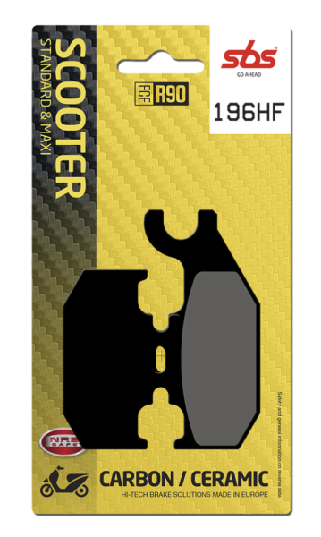 Hf Street Ceramic Organic Brake Pads, 1, nordicamoto.ro