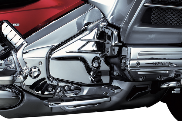 Louvered Transmission Cover Chrome, 1, nordicamoto.ro