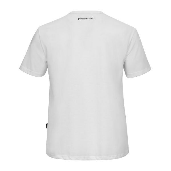 CFMOTO CASUAL KÖRNYAKÚ PÓLÓ, FEHÉR/KÉK, 3, nordicamoto.ro