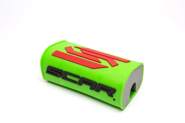 O² Oversized Bar Pad Fluorescent, Green, 1, nordicamoto.ro