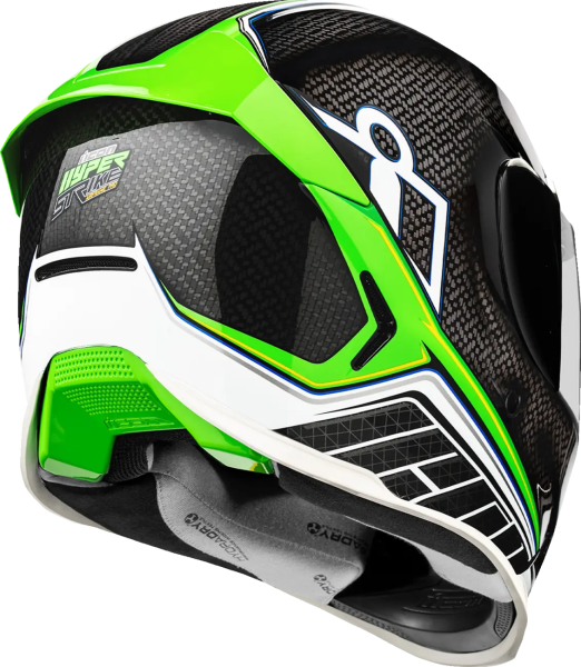 Airframe Pro Carbon Hyperstrike Helmet Green-Black, 4, nordicamoto.ro