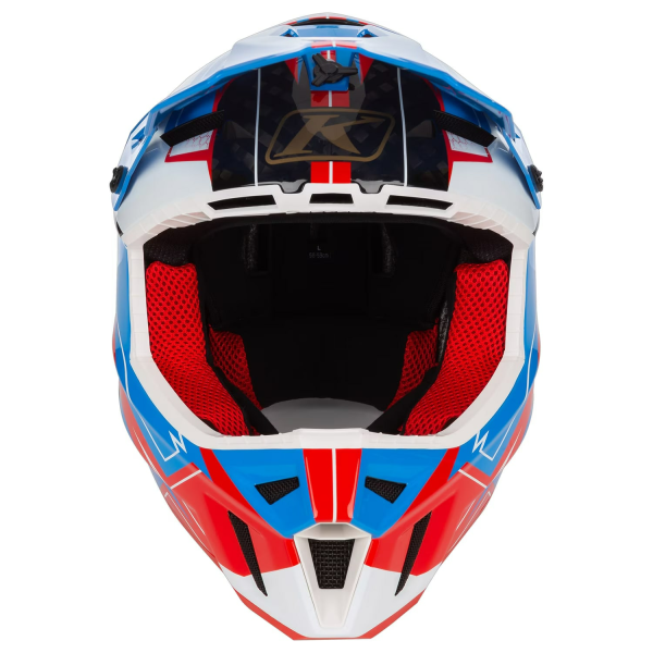Klim F3 Carbon ECE Unruly fekete–fehér motoros sisak, 47, nordicamoto.ro