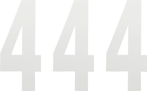 Standard Numbers White, 1, nordicamoto.ro