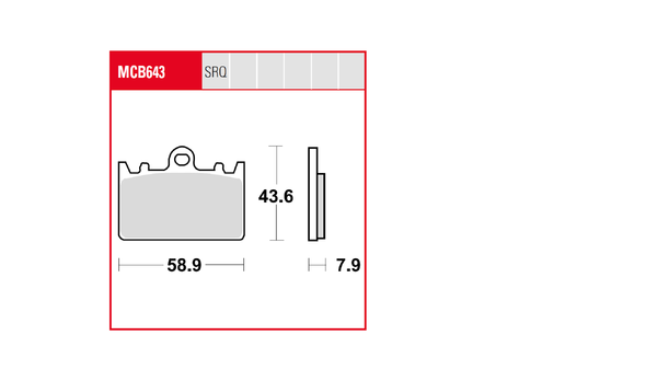 Trq Brake Pad Sintered Race, 3, nordicamoto.ro