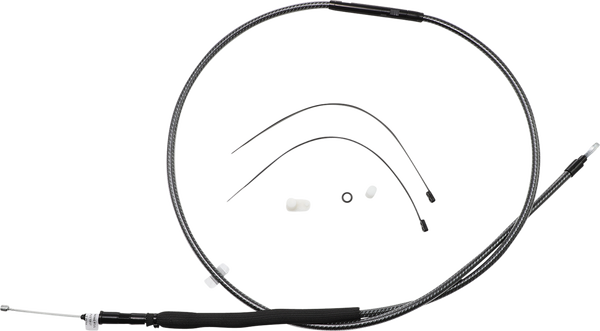 High-efficiency Polished Karbonfibr Clutch Cable Silver, 1, nordicamoto.ro