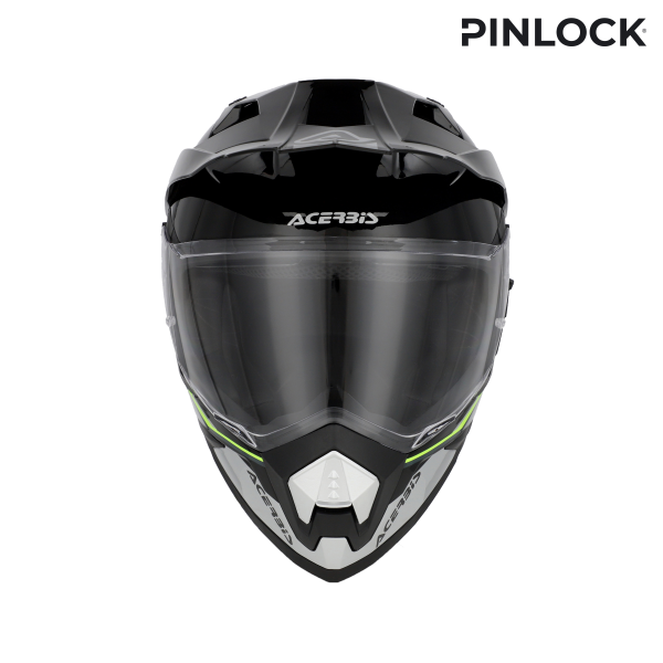 Acerbis Assault Graphic teljes arcú sisak, fekete/fluoreszkáló sárga, L-es méret, 8, nordicamoto.ro