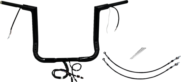 Plug & Play Ez Install 1-1/2(r) Flat Top Handlebar Kit Black, 1, nordicamoto.ro