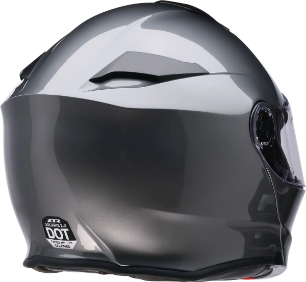 Z1R Solaris 2.0 Flip-Up sisak, sötét ezüst színű, S méret, 6, nordicamoto.ro