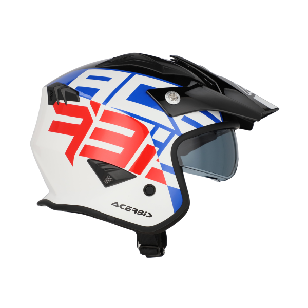 Acerbis Aria Sport Jet sisak, fehér/kék/piros, M-es méret, 10, nordicamoto.ro