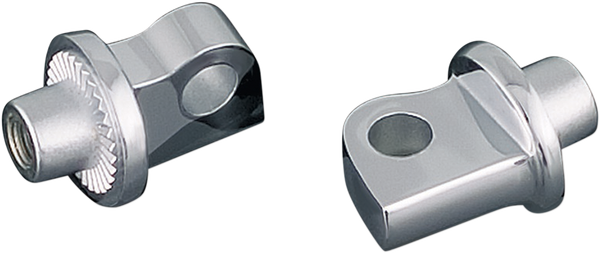 Male-mount Footpeg Adapters Chrome, 1, nordicamoto.ro
