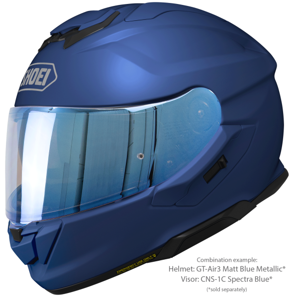 SHOEI GT-AIR3 teljes arcú sisak, matt metálkék, L-es méret, 8, nordicamoto.ro
