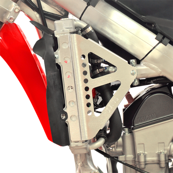 Radiator Race Braces Brushed Aluminum, 2, nordicamoto.ro